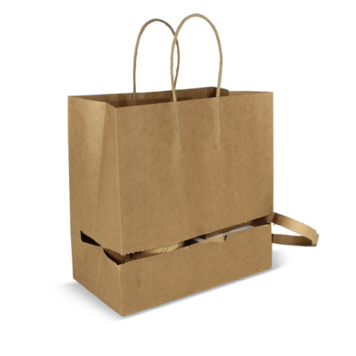 Detpak Fold Over Top With Base Board Zipper Bag (C827S0010)