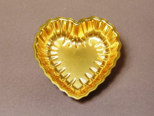 Metalic Heart Bowl (D-16)